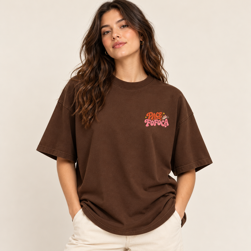 Camiseta Pace Fofoca Chocolate - Unissex