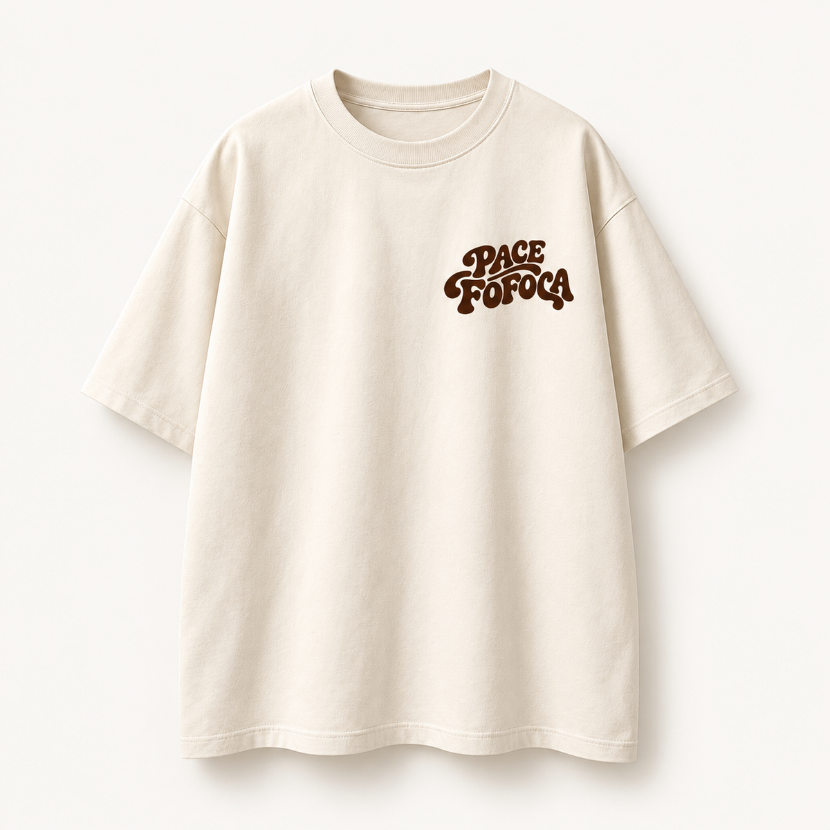 Camiseta Pace Fofoca - Creme